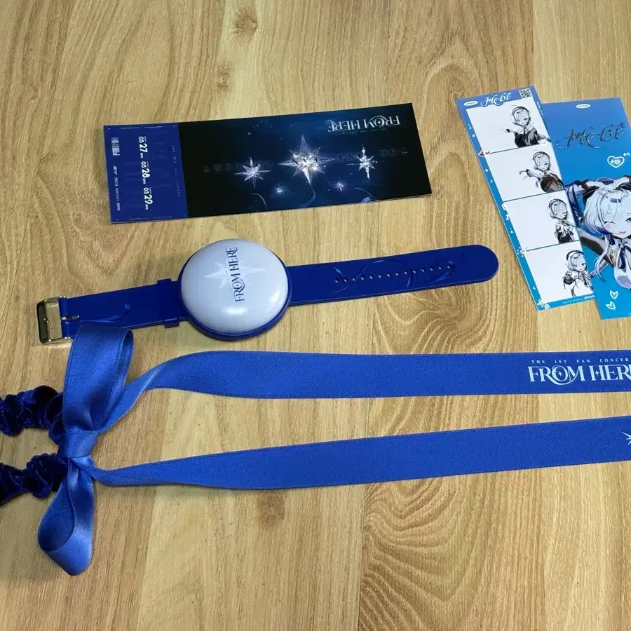 헤비 hebi From here 응원 팔찌 세트