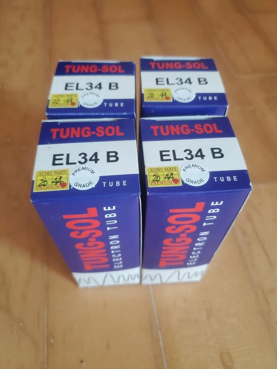 텅솔 EL34 B 진공관 쿼드매치 4개