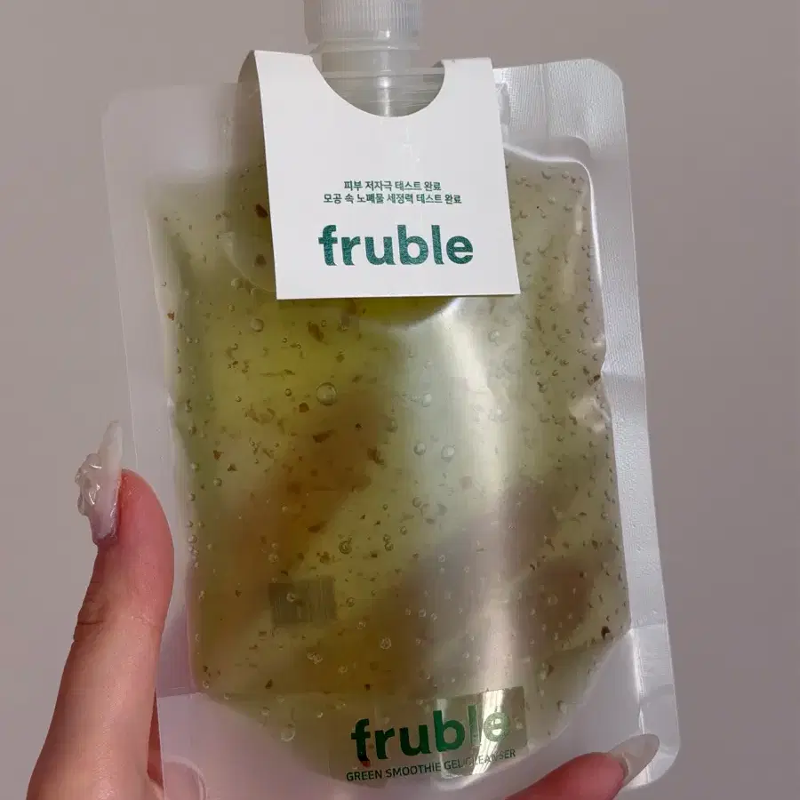 새상품 프루블 그린 스무디 젤 클렌저 150g