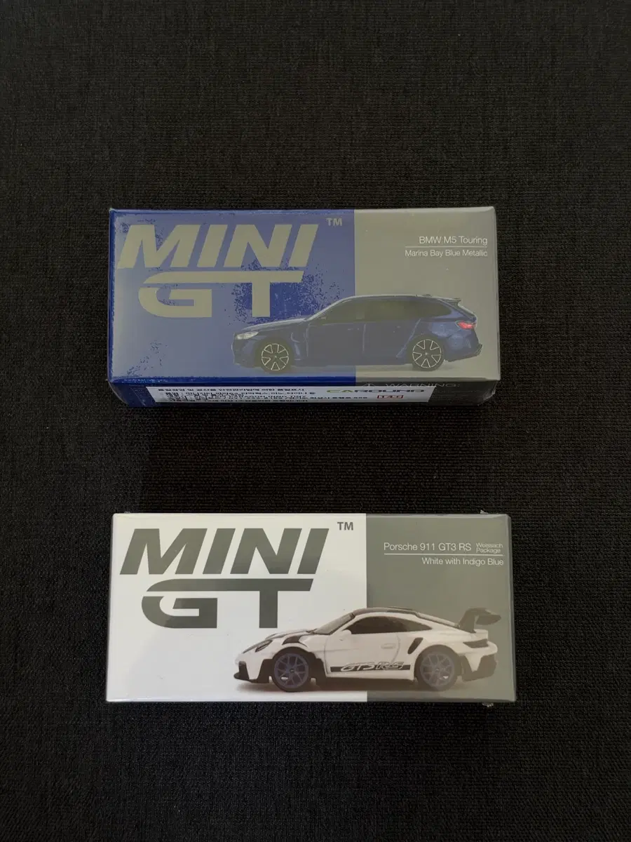 [미개봉] 미니지티 포르쉐 911 GT3 RS & BMW M5 투어링