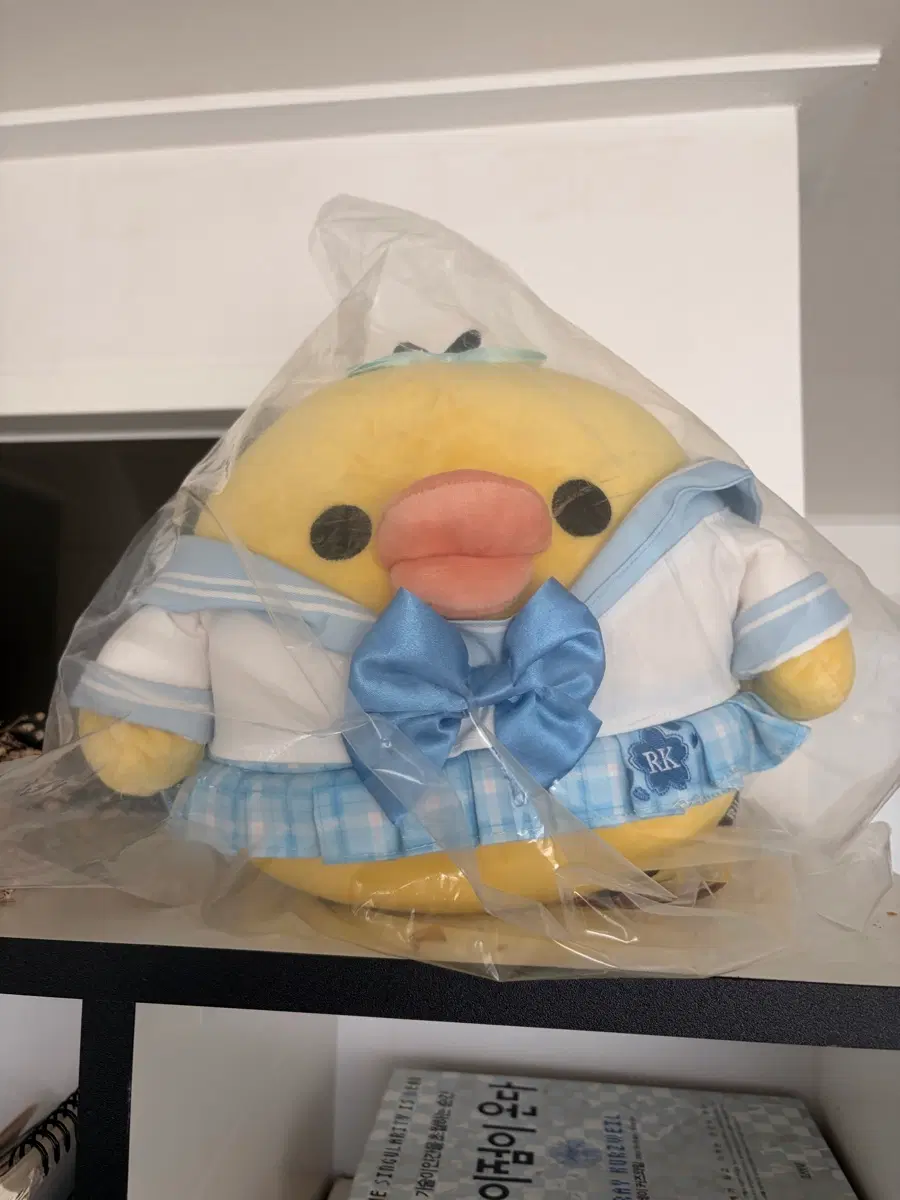 상하이 한정판) 리락쿠마 돼병이 세일러복 인형 키이로이토리 대형