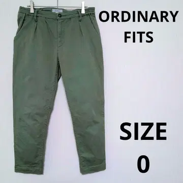 ORDINARY FITS 턱 팬츠 치노 팬츠 슬림 테이퍼트 스트레치