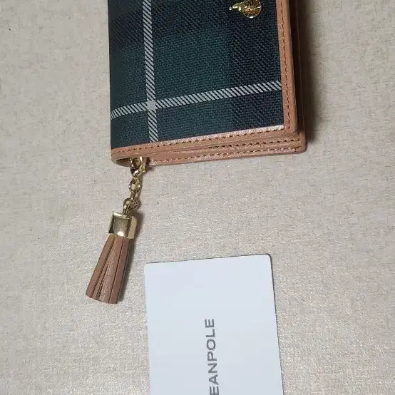 빈폴 헤릿 미니지갑