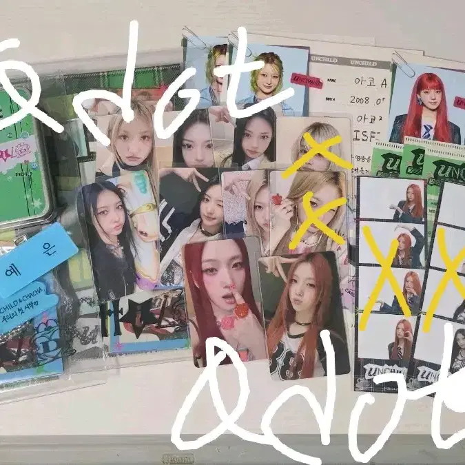 언차일드 데뷔팝업 굿즈
