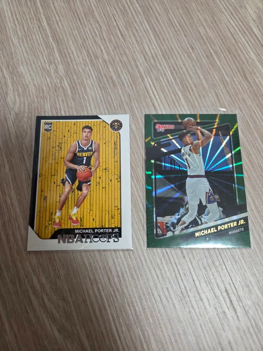 마이클 포터 주니어 NBA 카드 2종