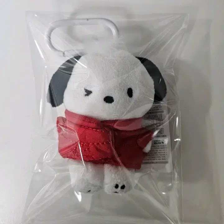 산리오 포차코 인형 키링 레드 정품 새상품