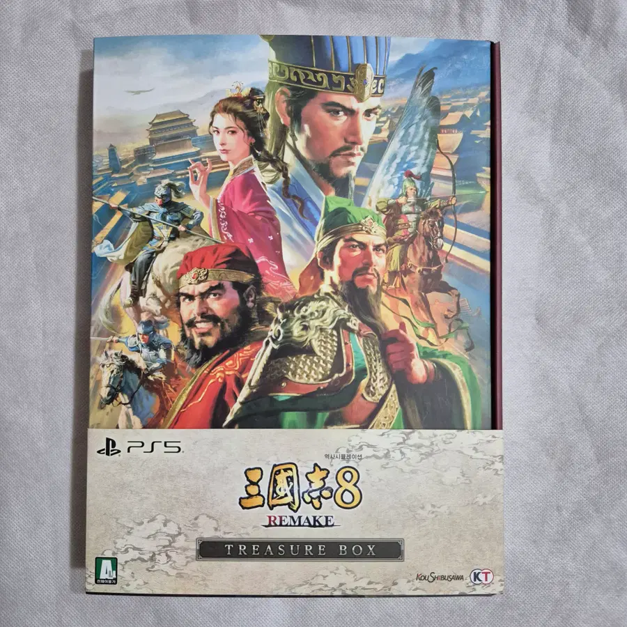[한글/중고] PS5 삼국지 8 리메이크 트레져박스 한정판 역사시뮬레이션/전략