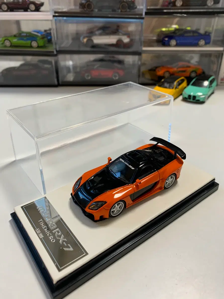 Time Micro 타임 마이크로 마쯔다 RX-7 베일사이드 [분노의 질주] 1:64 스케일 판매합니다(케이스 포함)