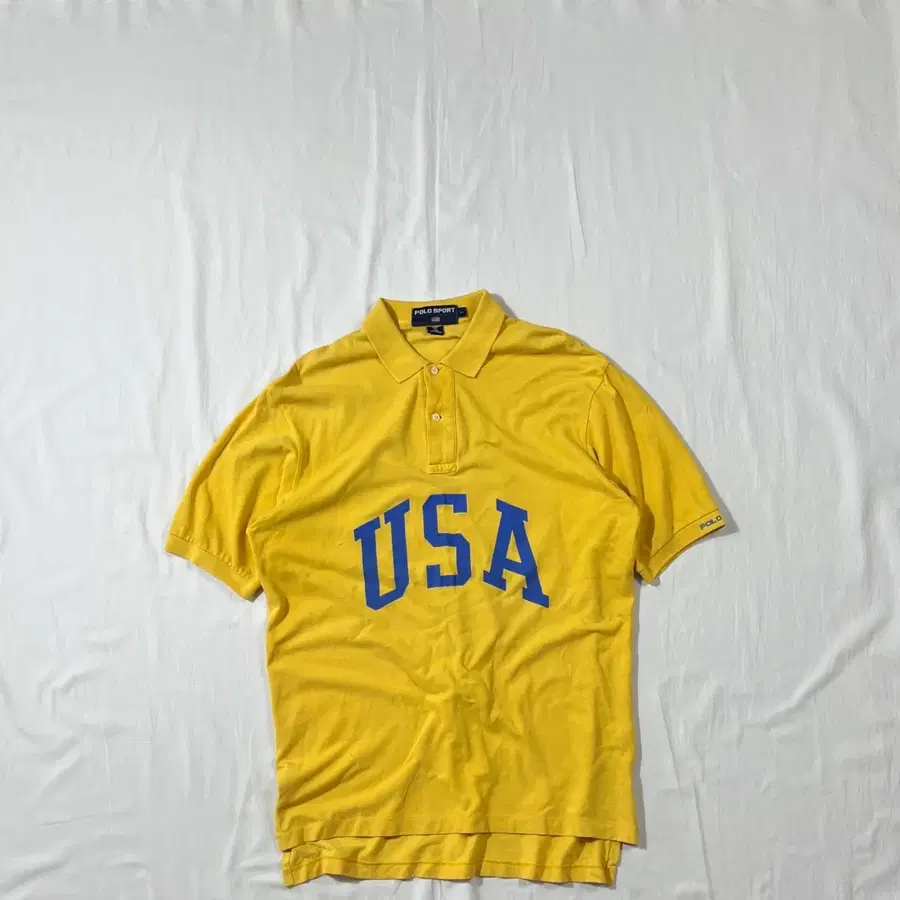 90s 폴로스포츠 polo sport usa 로고 반팔 피케셔츠