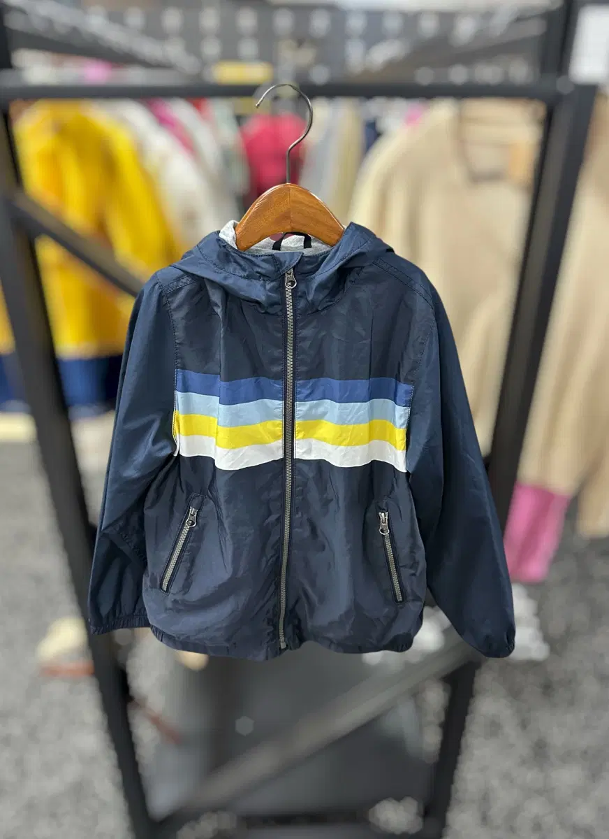 [G56] GAP 키즈 바람막이 네이비 M(8)
