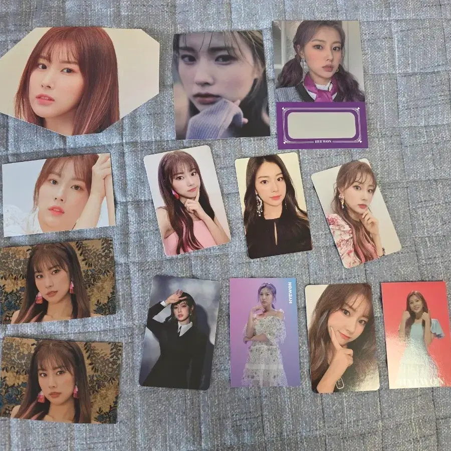아이즈원 강혜원 포카 12+1장 일괄