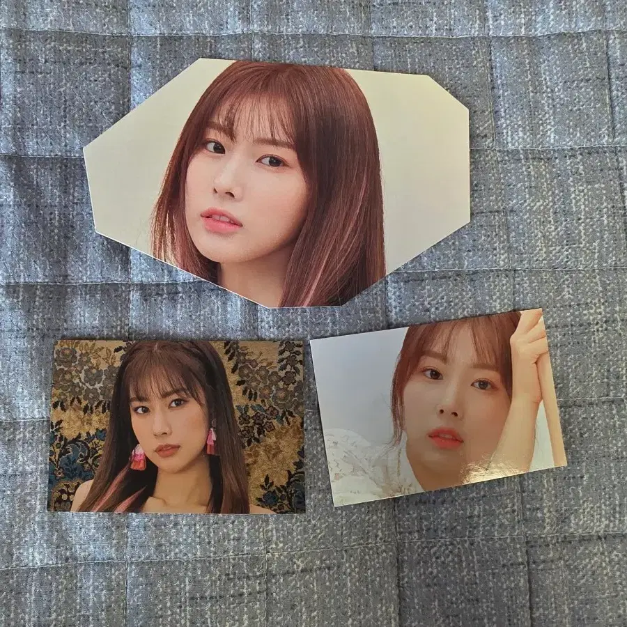 아이즈원 강혜원 포카 3장 일괄