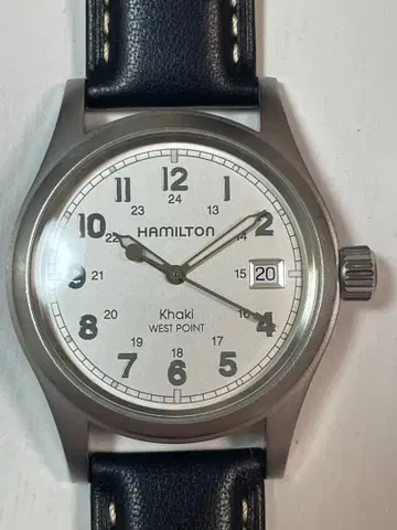 해밀턴 Khaki WEST POINT 손목시계 실버