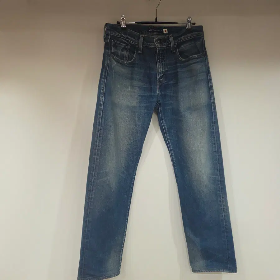 리바이스 메이드 앤 크래프티드 502 테이퍼드 핏 일본산 프리미엄 셀비지 데님 청바지 30인치