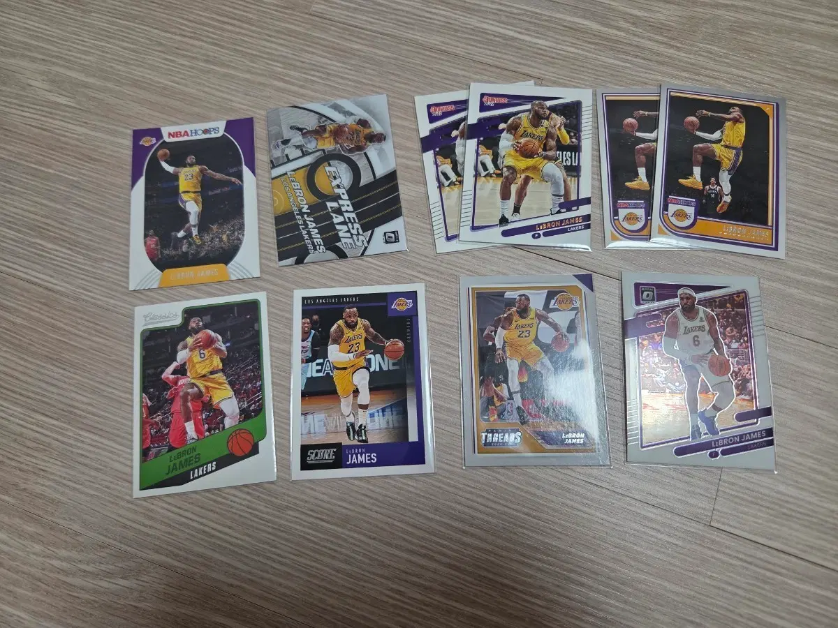 nba 르브론 제임스 카드 10장 세트