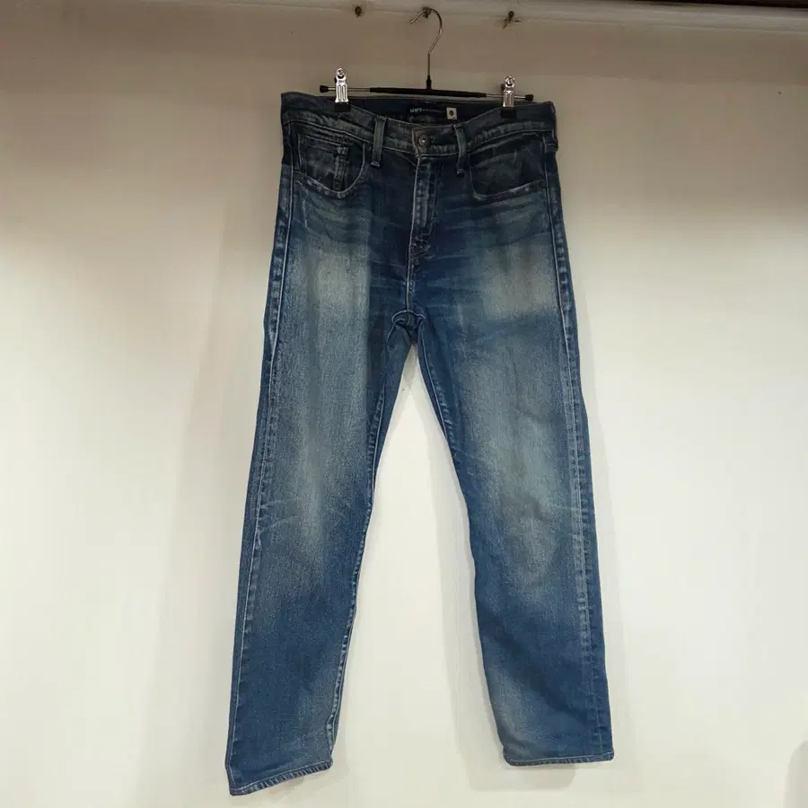 리바이스 메이드 앤 크래프티드 502 테이퍼드 핏 일본산 프리미엄 셀비지 데님 청바지 30인치