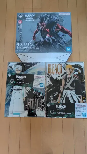제일복권 BLEACH 라스트 원상 자라키 켄파치 G상 클리어 포스터
