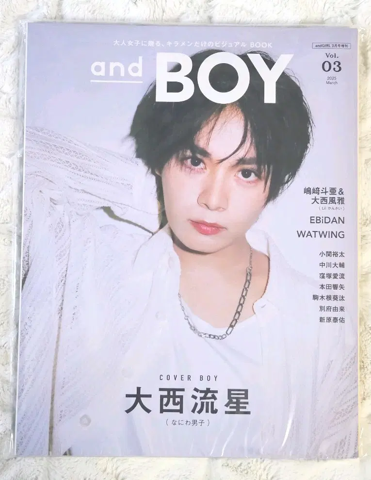 and BOY Vol.3 3월호 오오니시 류세이 잡지 나니와단시 나니단