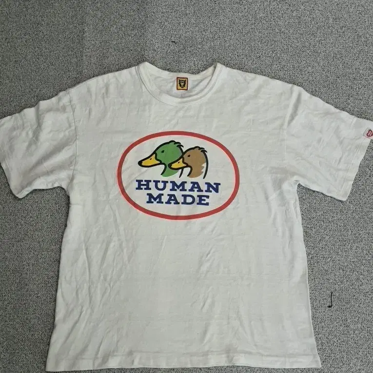 휴먼메이드 오리 반팔티 화이트281