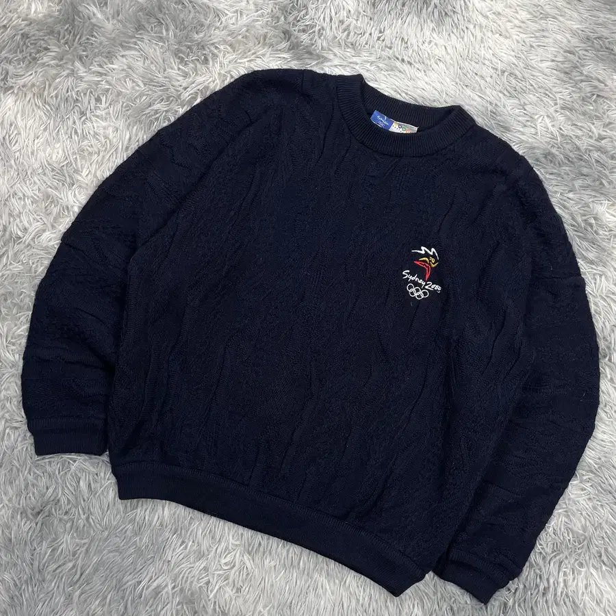 90s COOGI 쿠지 시드니 올림픽 케이블 니트 5908