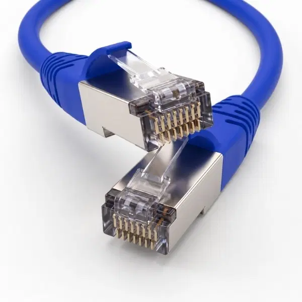 [도매가]PANDUIT 팬듀이트 CAT.6 SFTP 쉴드 기가 랜 케이블 순동 인터넷 연결 선 26AWG 블루 2M
