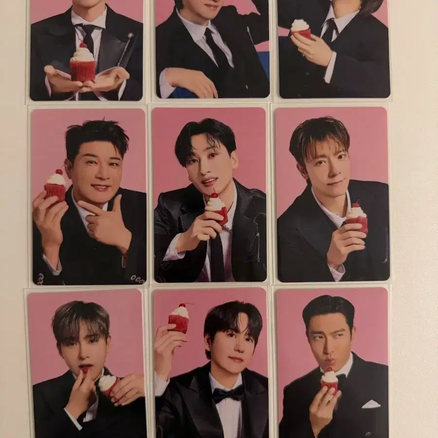 예판 슈퍼주니어 일본 접시 포카 일괄