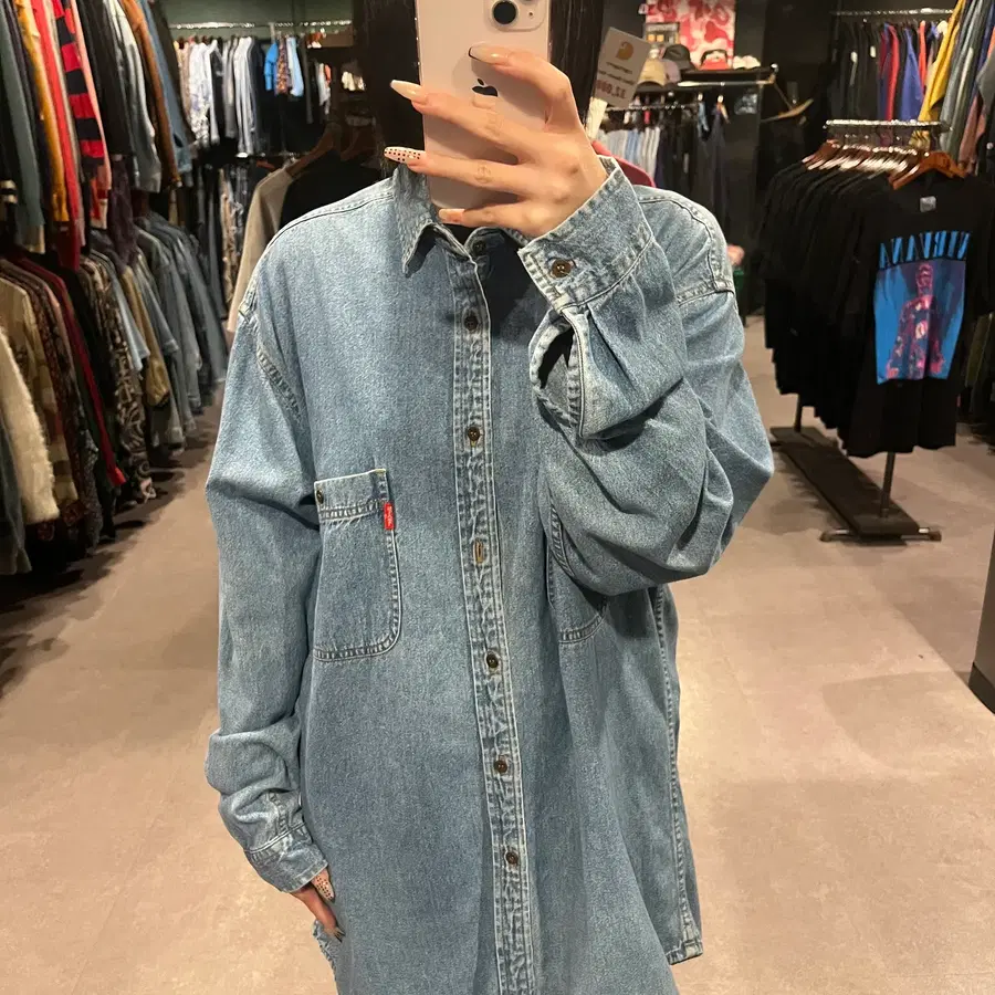 (016)LEVI'S 리바이스 빈티지 워싱 데님셔츠