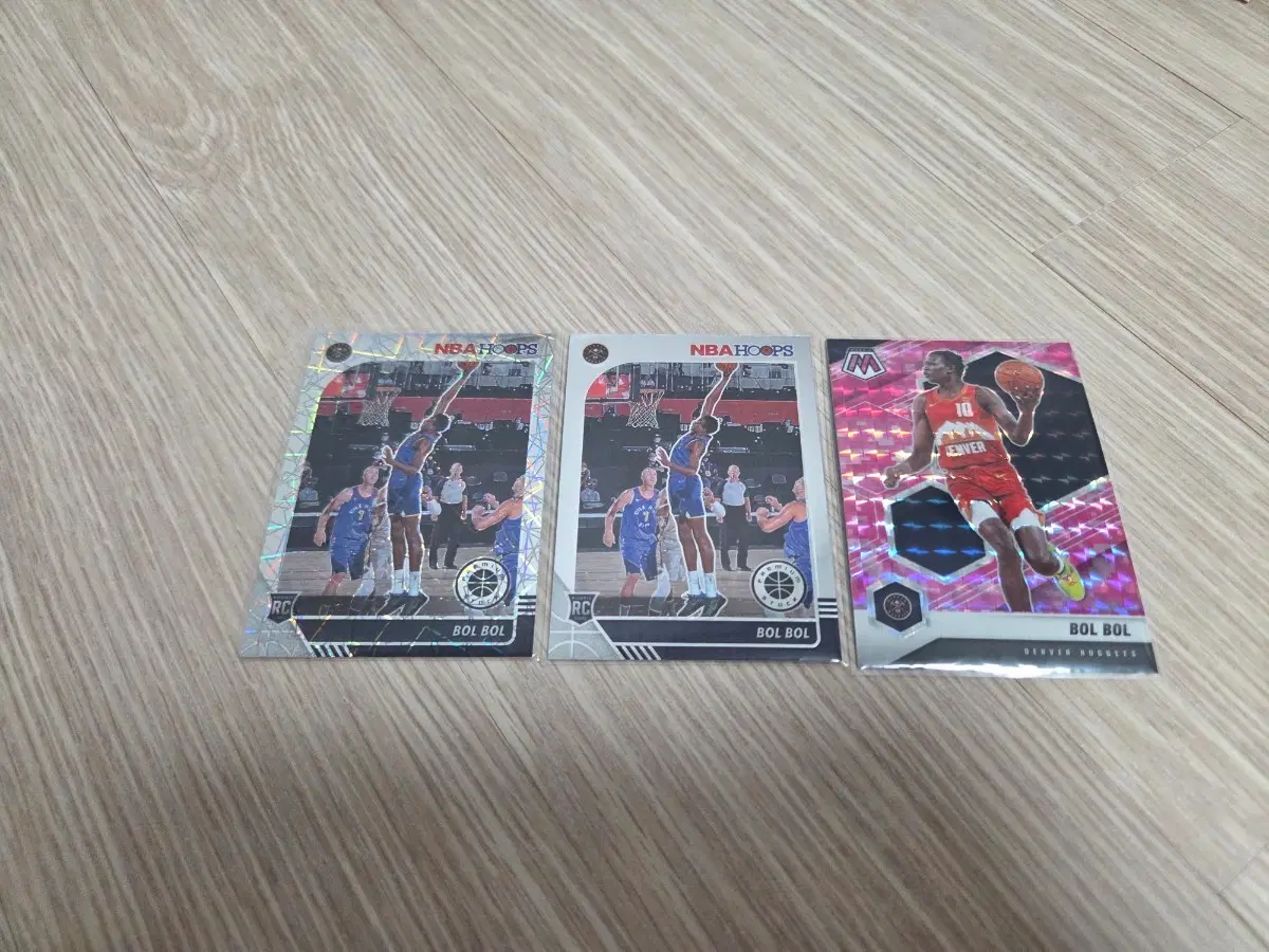 볼 볼 NBA HOOPS RC 카드 3종