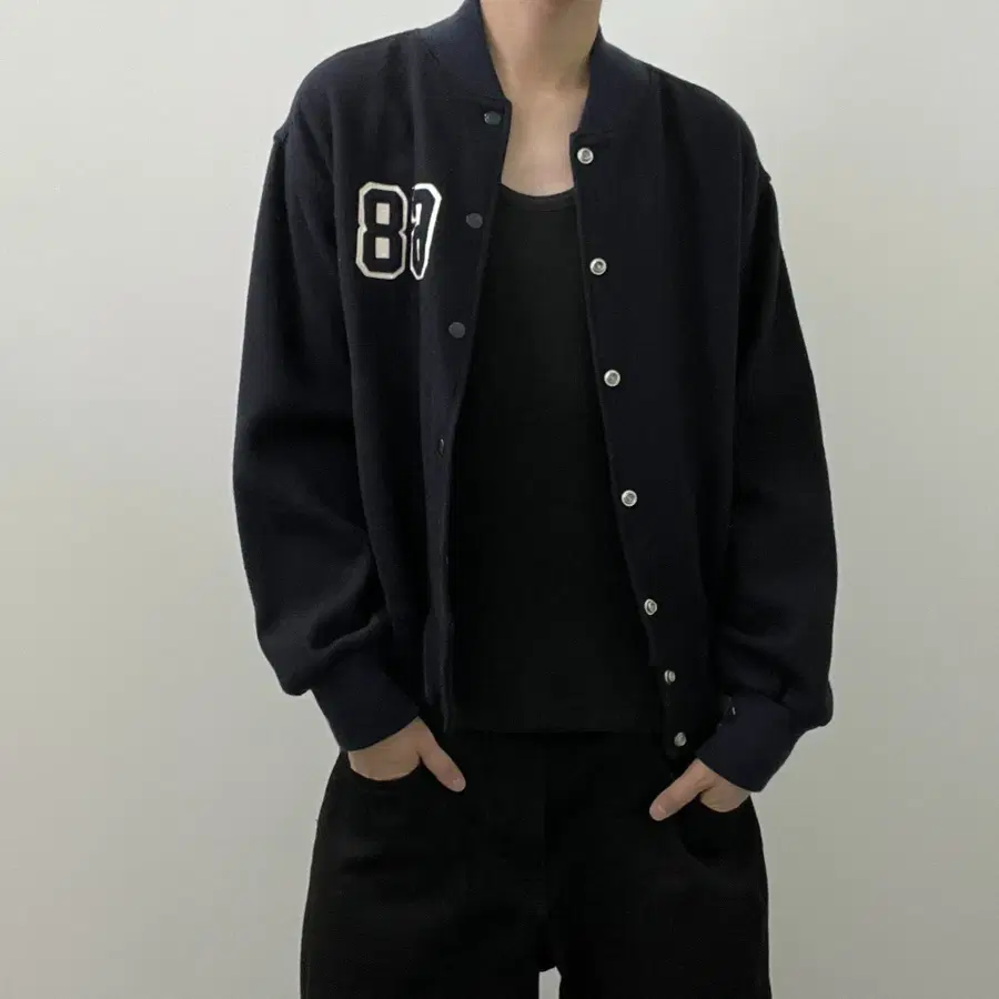 유니온 메이드 울 스타디움 바시티 자켓 L