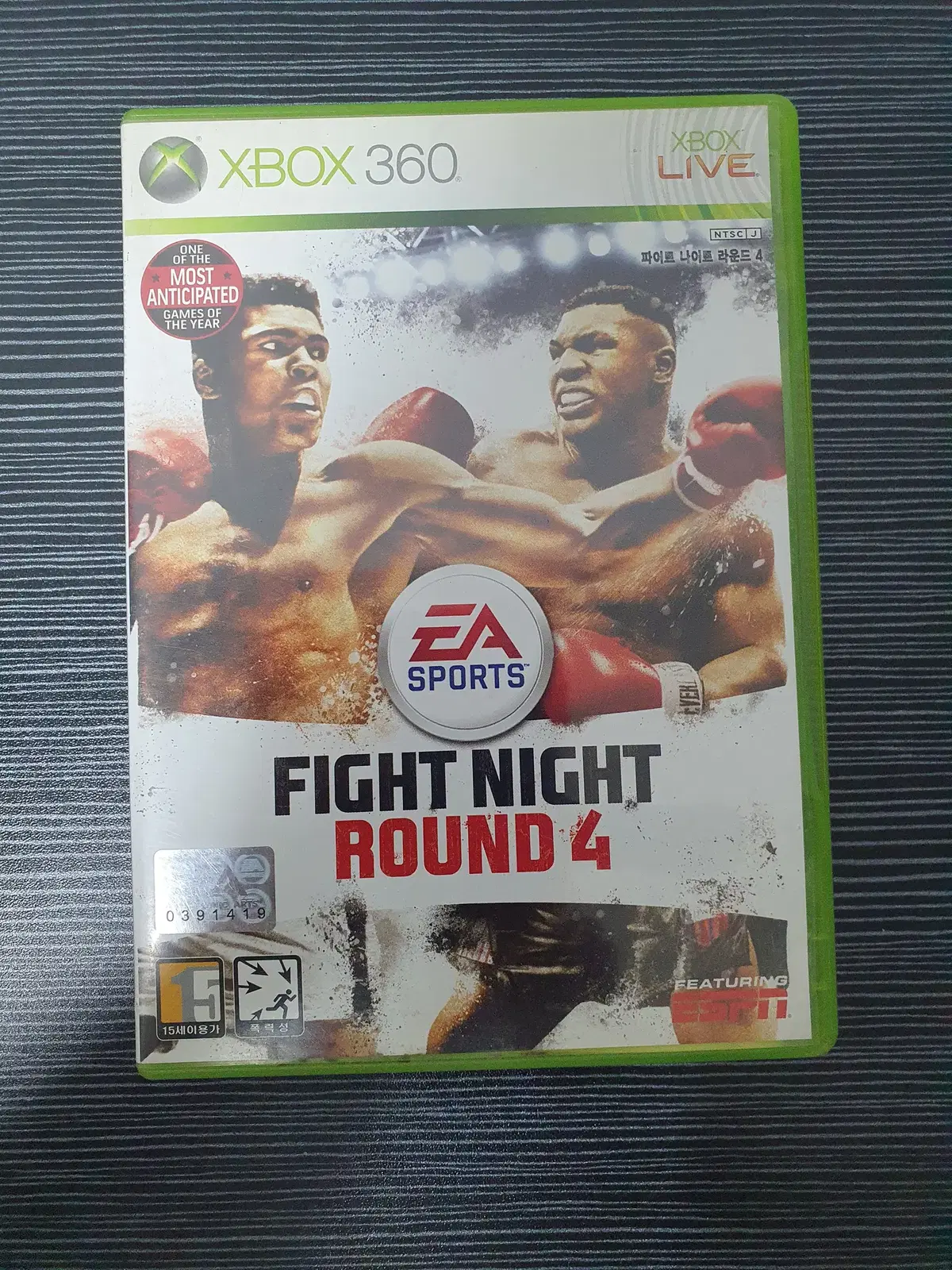 xbox360 파이트 나이트 라운드4 정발판 엑스박스 360