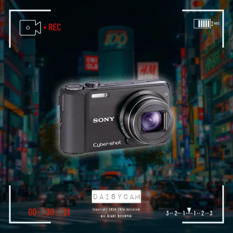 소니 사이버샷 HX7V 블랙 빈티지 디카 카메라