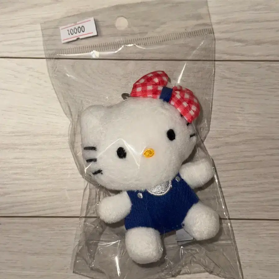 헬로키티 인형 파란색 의상 키링