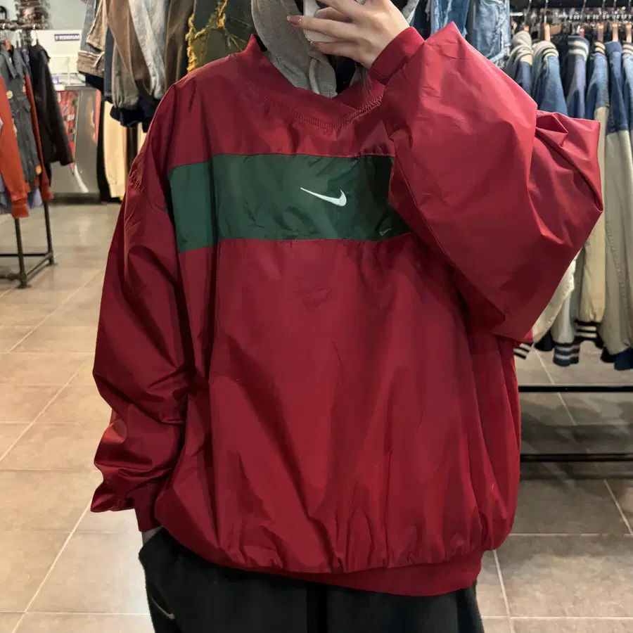 [NO.9] NIKE 나이키 배색 웜업 레드