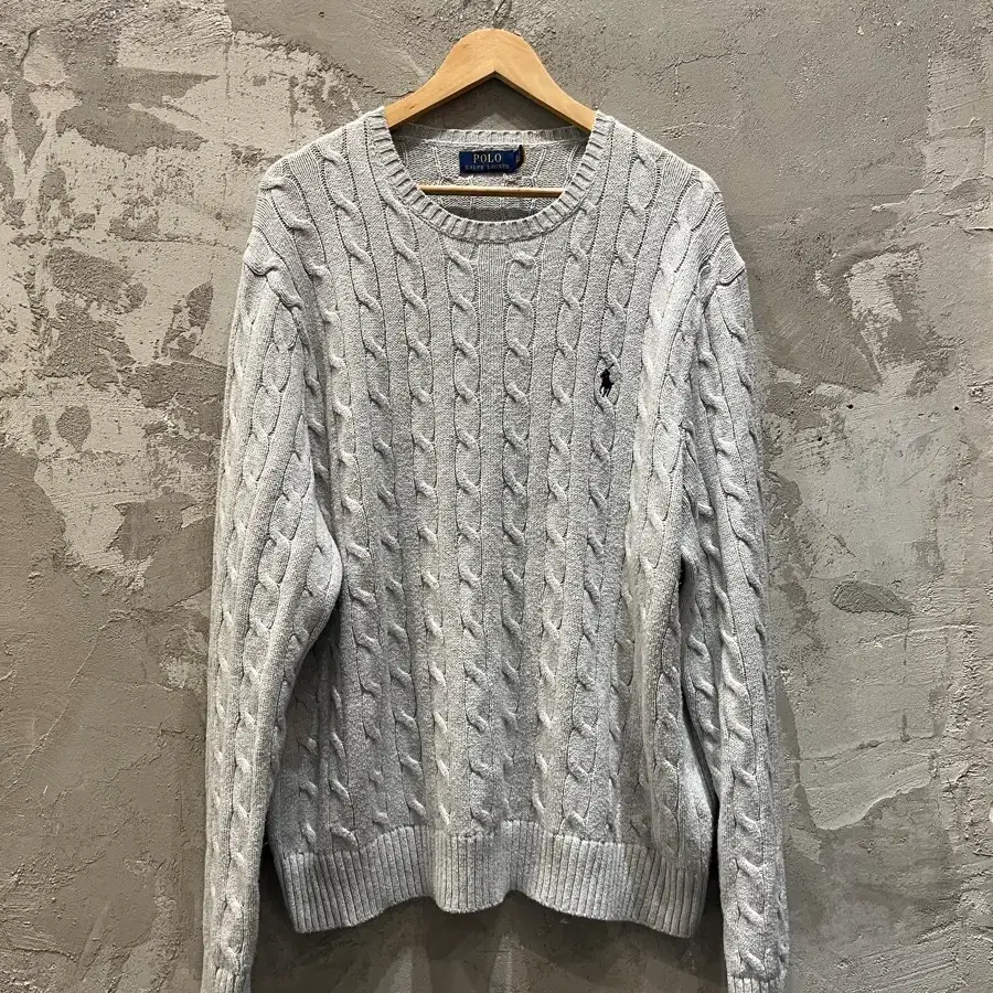(2XL)폴로 랄프로렌 케이블 니트[정품QR인증]