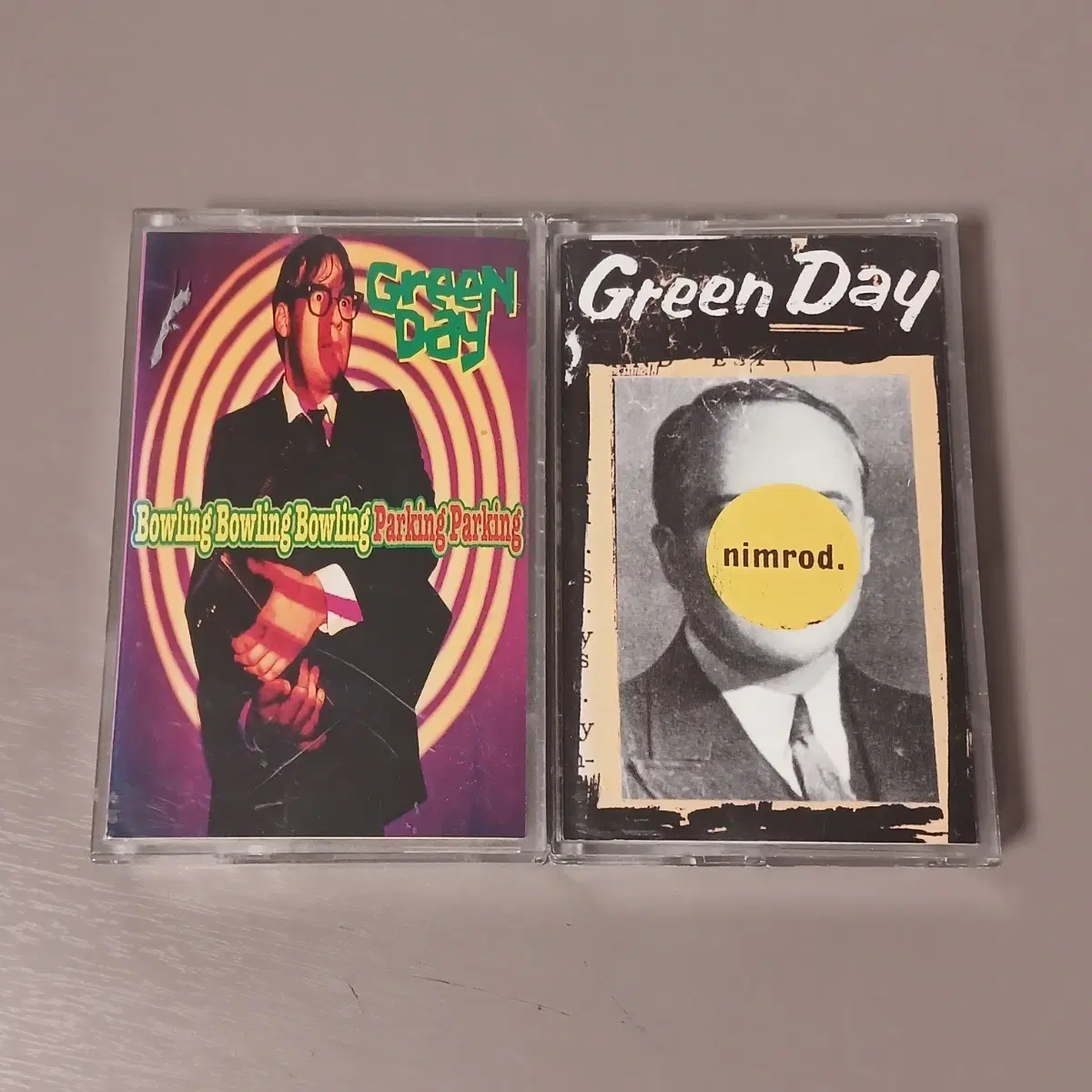 (중고 카세트) Green day 그린데이 카세트 테이프 2개 일괄