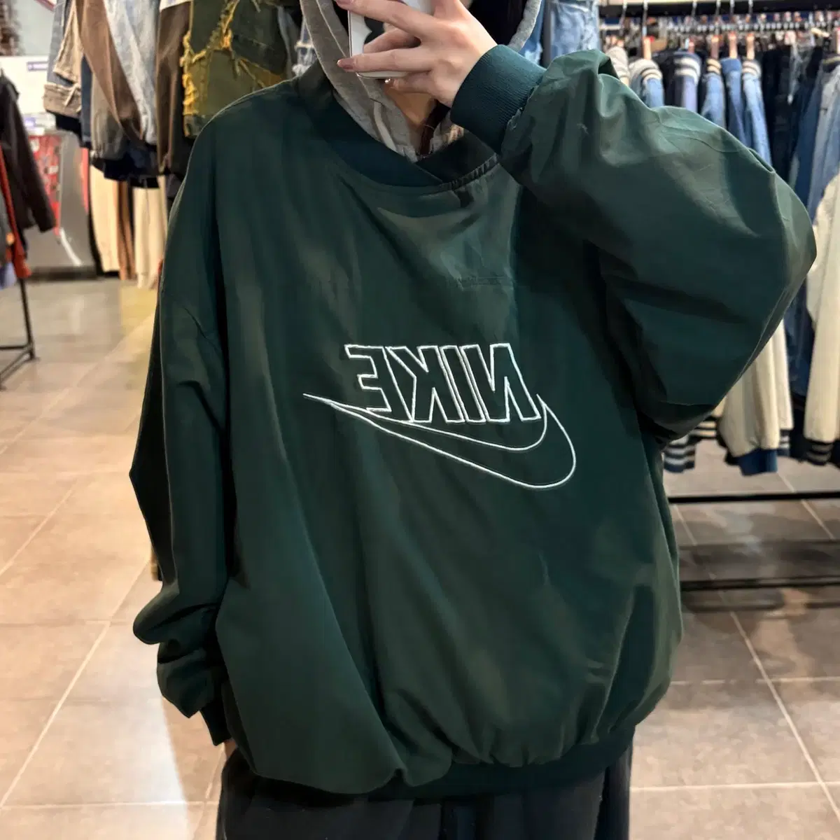 [NO.9] NIKE 나이키 빅로고 웜업 그린
