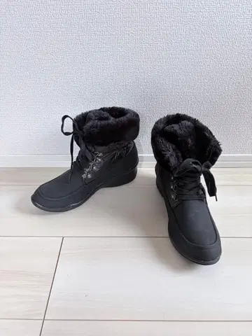ELLESPORT 블랙 숏부츠 24.5cm