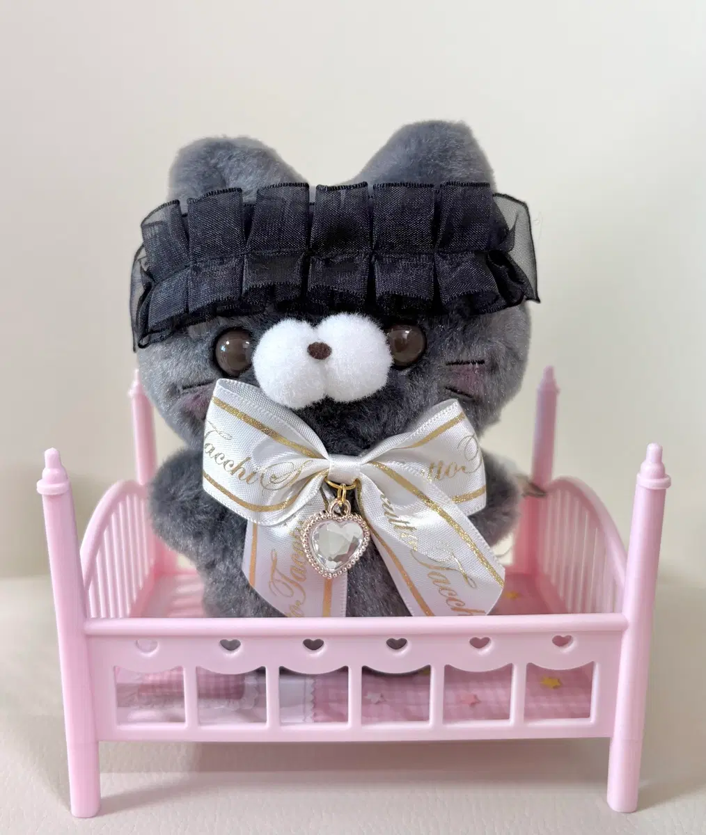 스쿳토탓치상 고딕풍 중형 고양이 인형 누이 14cm