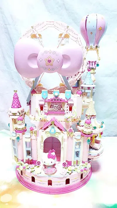 TOP TOY 산리오 헬로키티 성 블록 풀박스