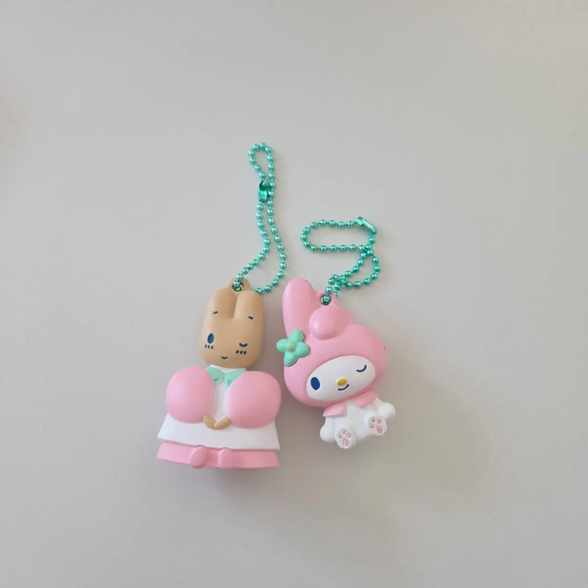 마론크림 마이멜로디 키링 2종 세트 일괄 마론크림키링 마멜키링 산리오 가챠 키링