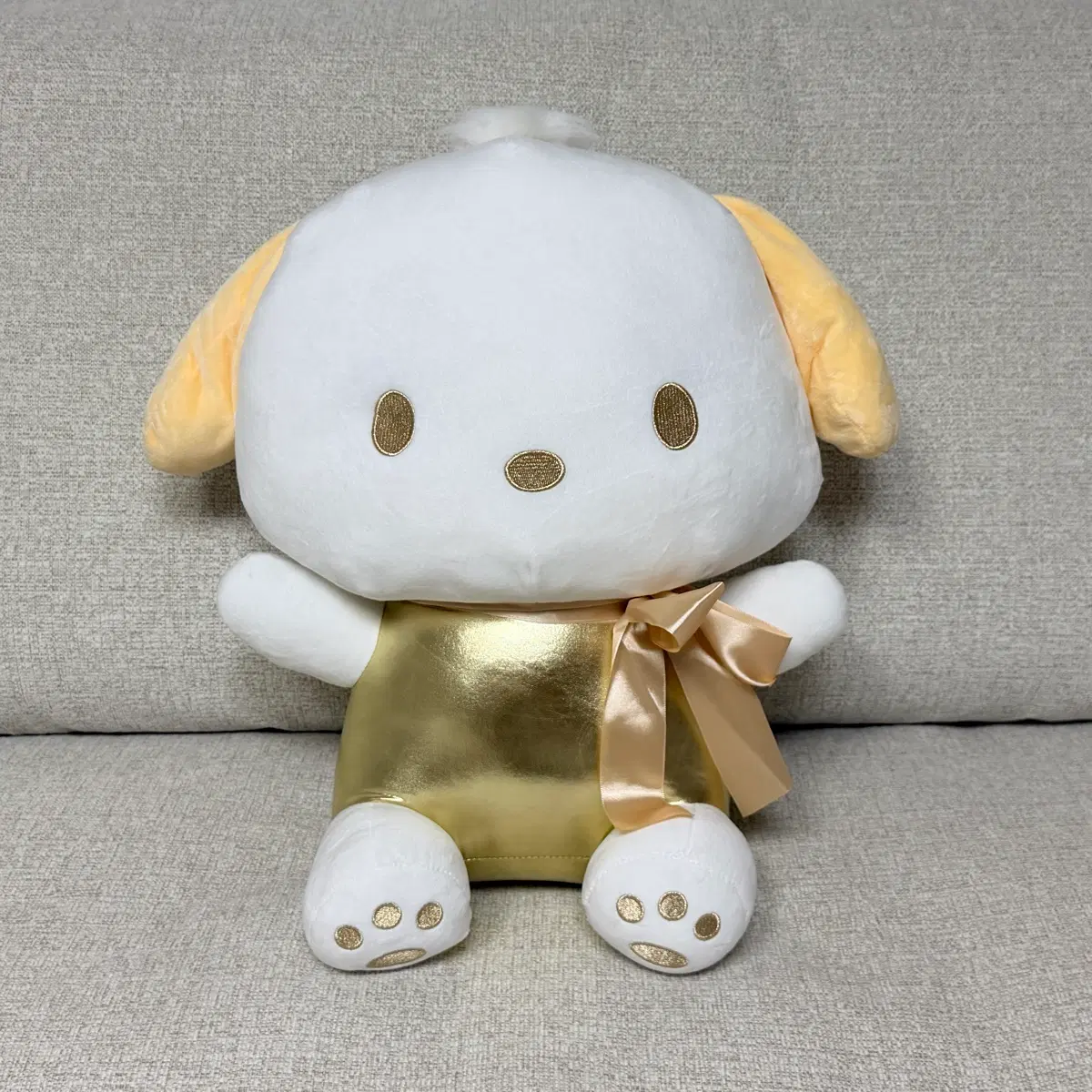 정품 산리오 골드 포차코 45cm 인형