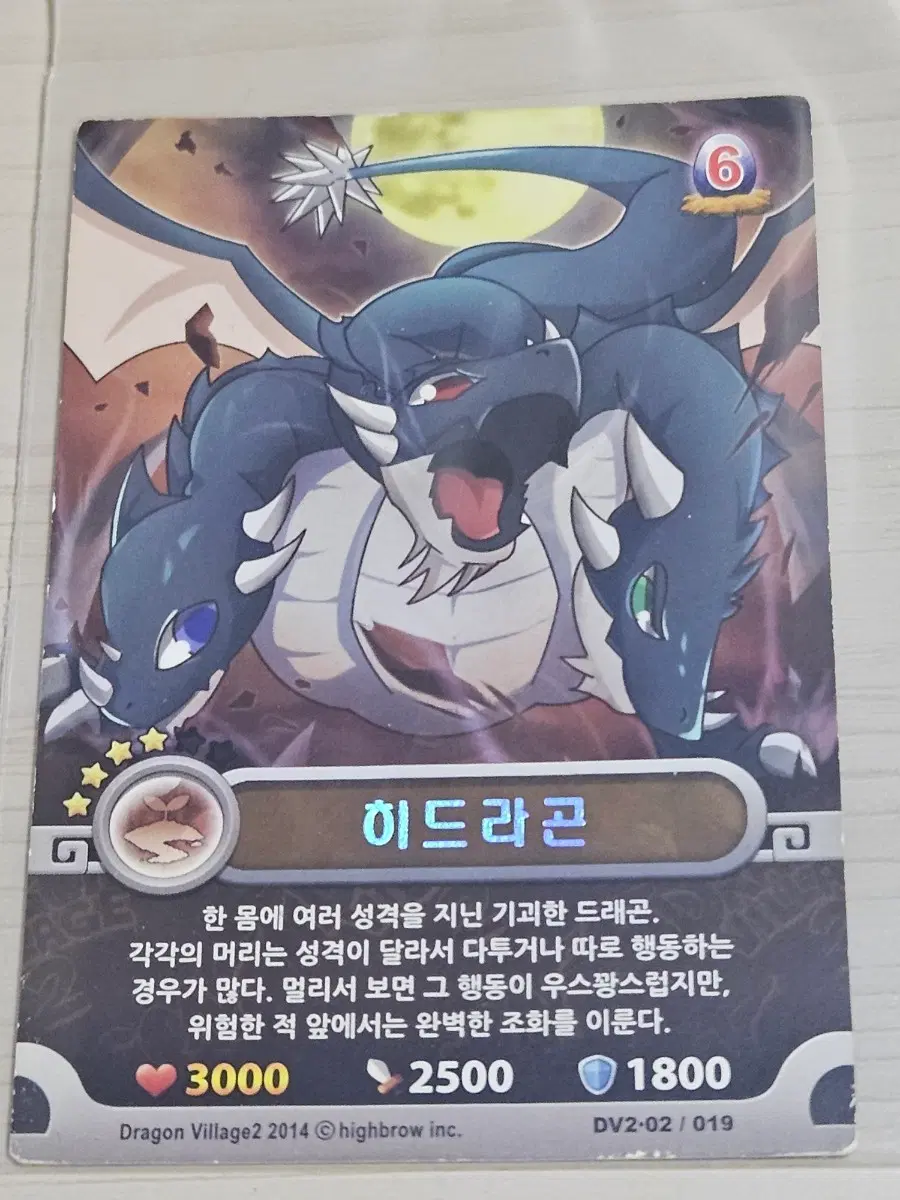 [득템] 드래곤 빌리지 카드 히드라곤