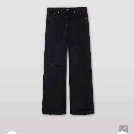 타일레 LOIS CORE WASH DENIM PANTS RARE BLACK 1사이즈