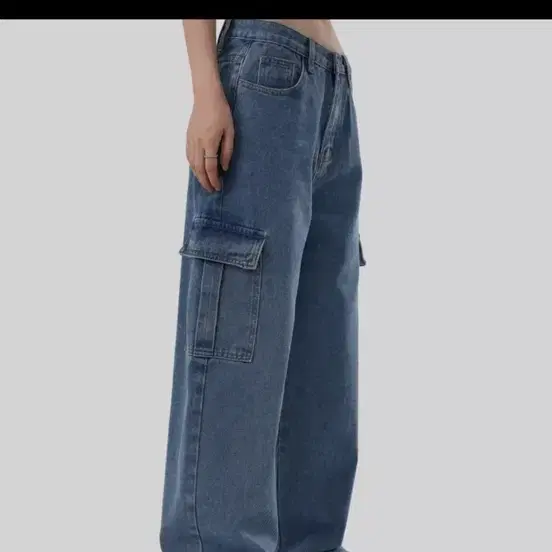 어텀 카고 데님팬츠