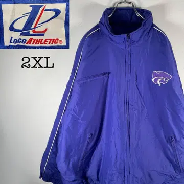 LOGOATHLETIC 윈드 브레이커 블루종 보라색 2XL 방한