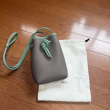 VASIC 숄더백 그레이 x 민트 새상품급