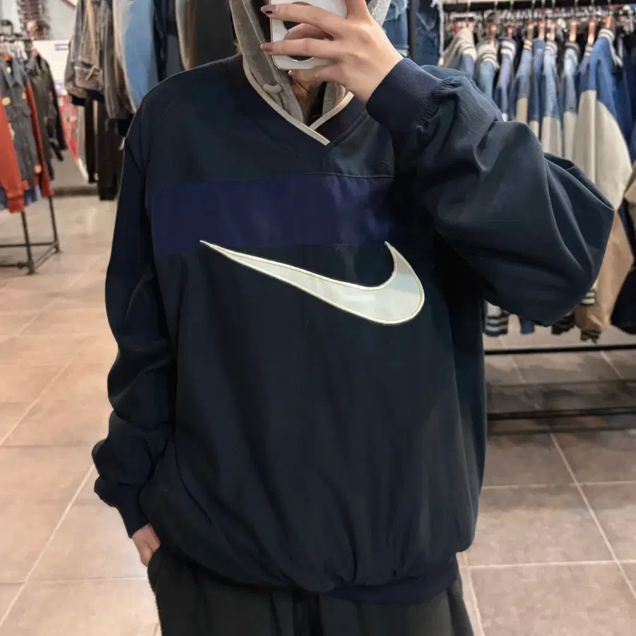 [NO.9] NIKE 나이키 빅스우시 빅로고 웜업 네이비