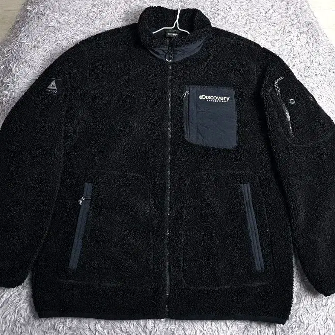 (R1)디스커버리 블랙 플리스 자켓 2XL