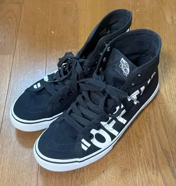 VANS 하이컷 스니커즈 블랙