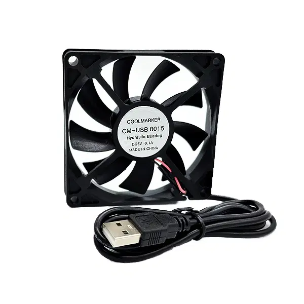 USB연결 80mm 15T 시스템 쿨링팬 90cm